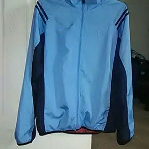 Blue and red winter breaker